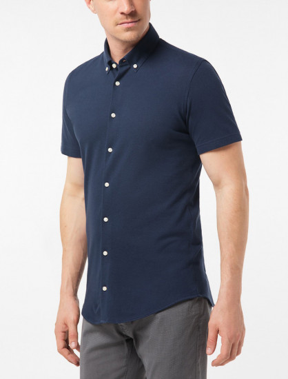 Мужская рубашка Pierre Cardin короткий рукав Futureflex 03621/000/27460/9081
