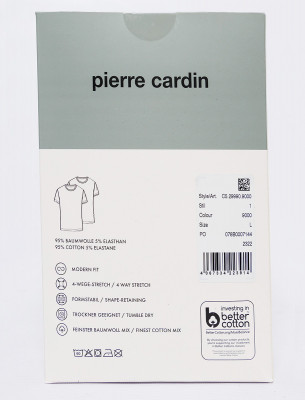 Мужская футболка короткий рукав 2 шт PIERRE CARDIN C5 29990.9000/9000